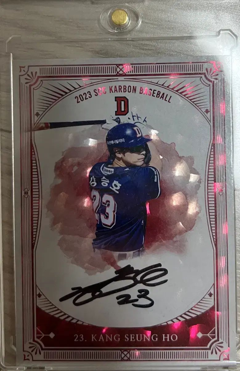 斗山ベアーズ 강승호 サイン入り オートカード