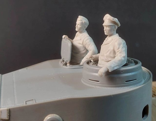 パンツァーアート FI 35 180 1 武装親衛隊 タイガー戦車クルー