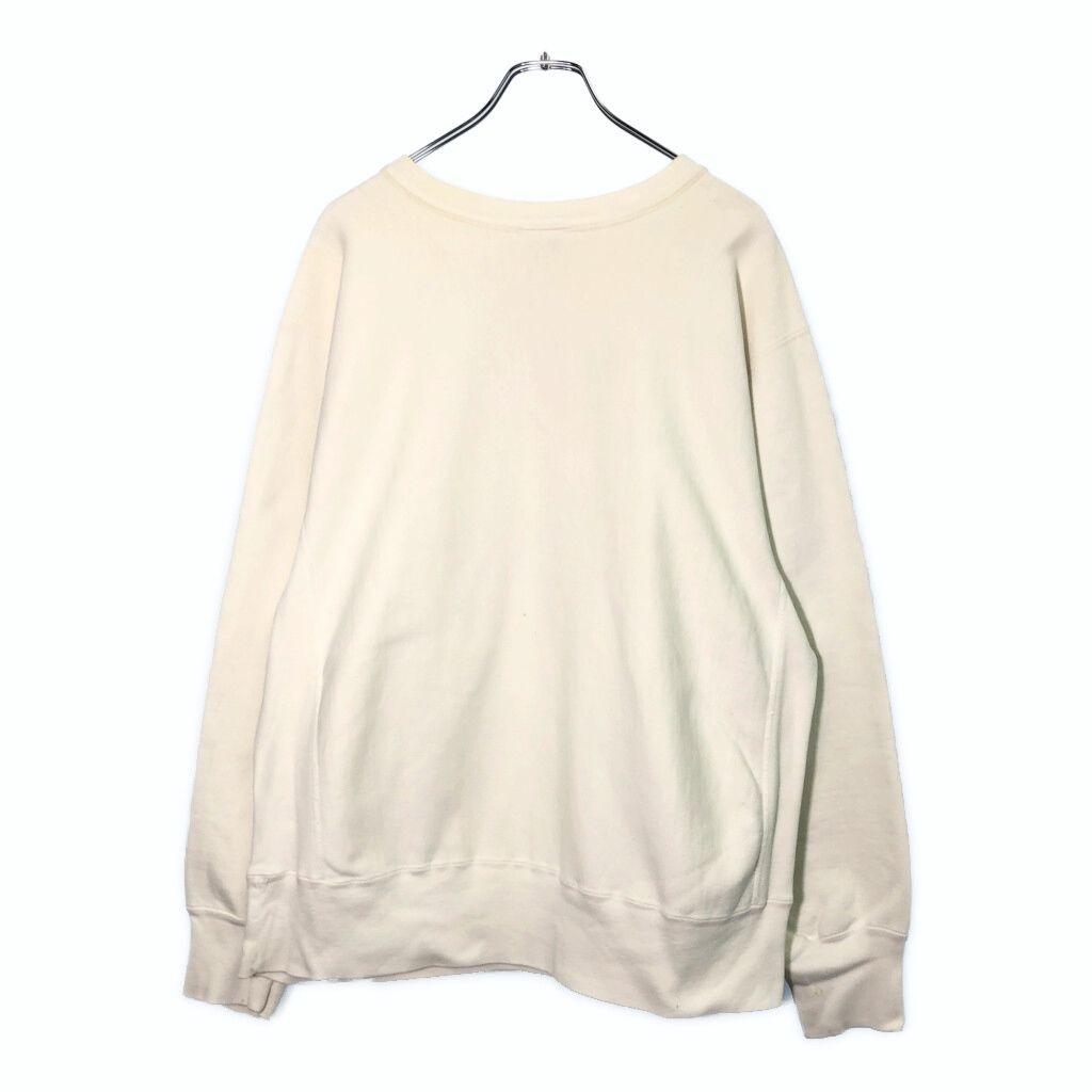 80年代 USA製 Champion チャンピオン REVERSE WEAVE リバースウィーブ スウェット カレッジ ホワイト(メンズ XL)中古 古着 V9245 80年代 USA製 Champion チャンピオン REVERSE WEAVE リバースウィーブ