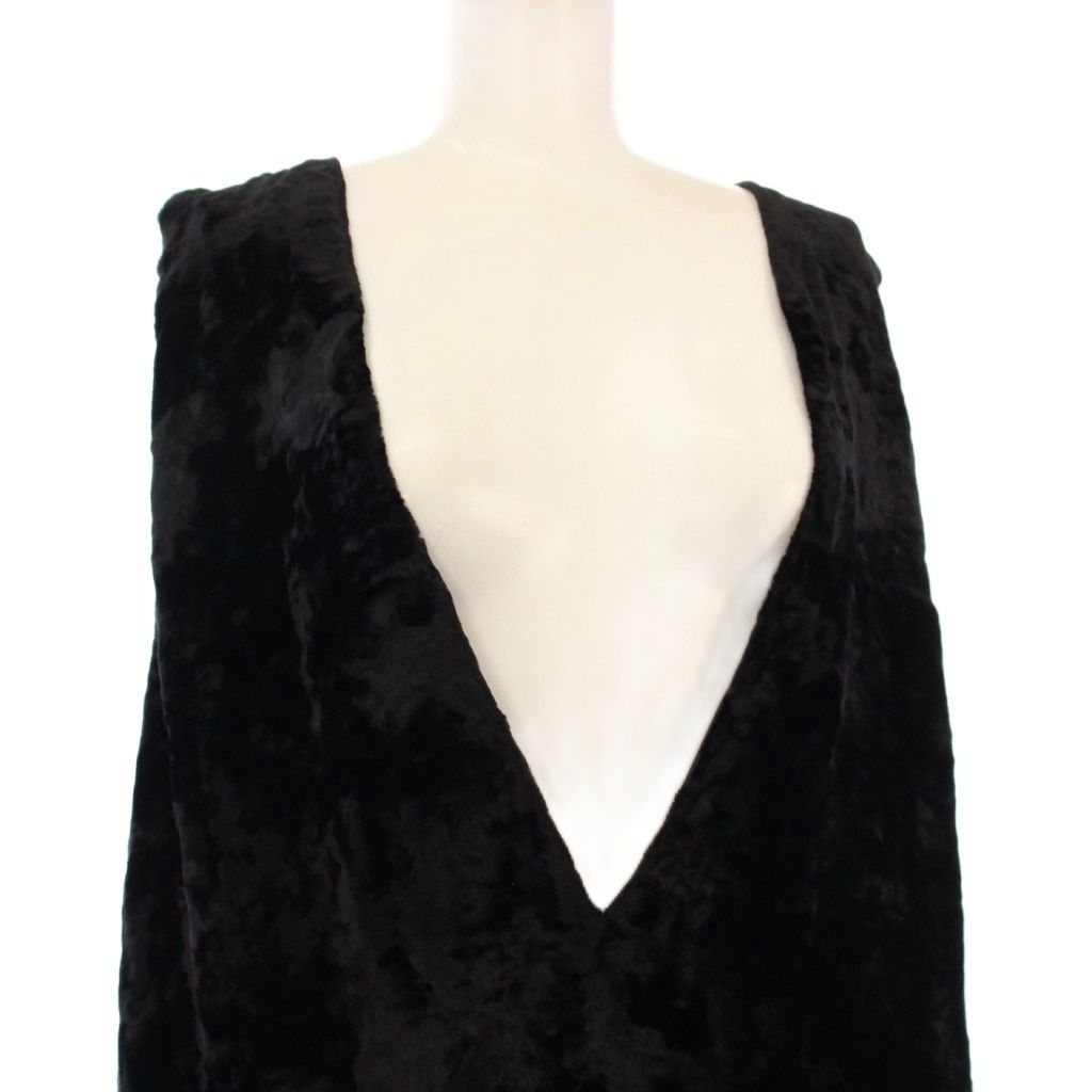  イレーヴ YLEVE ベロアワンピース ノースリーブ ロング 1 黒 168-3255008 KH 長袖 七分袖 その他