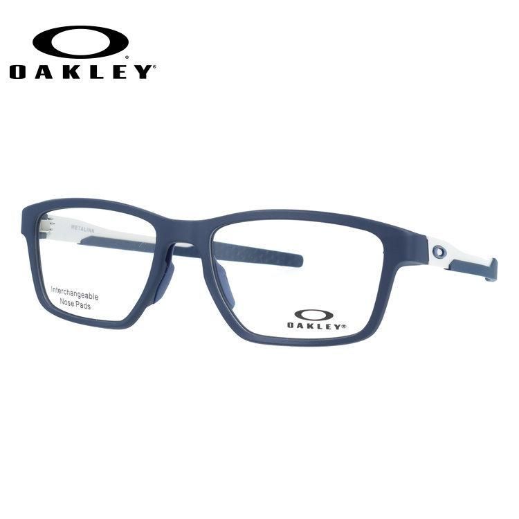 オークリー メガネフレーム メタリンク 伊達メガネ アジアンフィット OAKLEY OX 8153-1655 スクエア型 ユニセックス メンズ レディース 海外