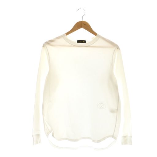 ドゥロワー Drawer コットン天竺クルーネックロングスリーブ長袖