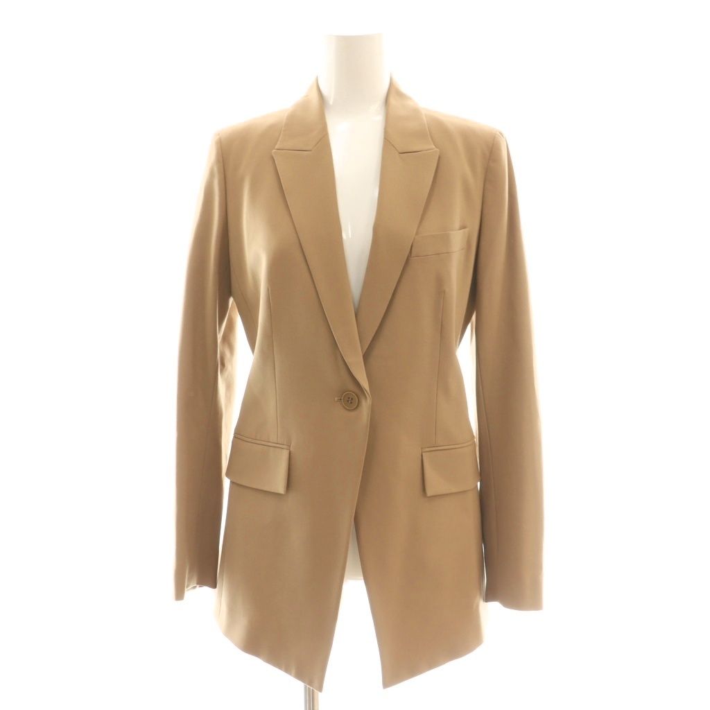 セオリー Theory WOOL B PULL ON CARROT スーツ セットアップ 上下 テーラードジャケット テーパードパンツ ウール 0 ベージュ NR OS