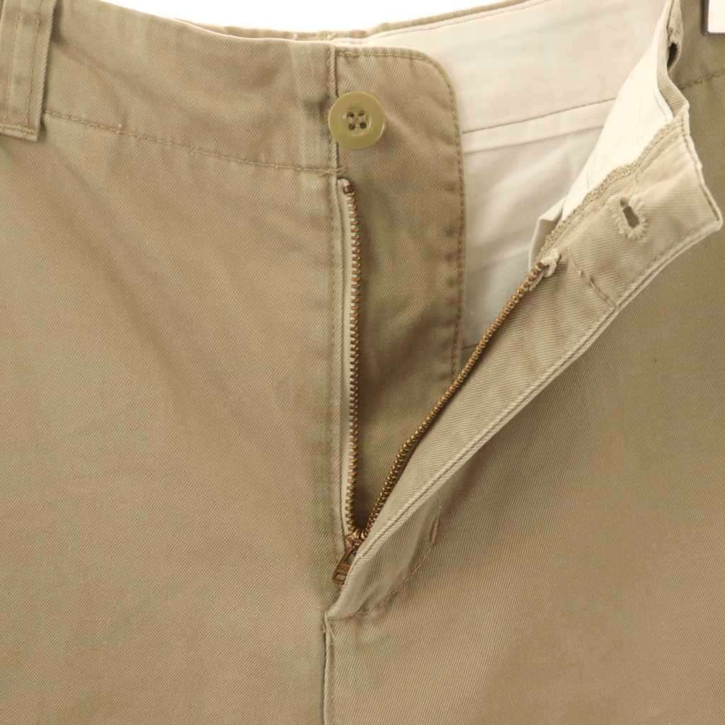 ノーウォス nowos ChinoPants ストレートワイドチノパンツ S ベージュ