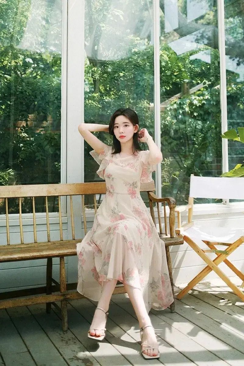 ミルクココア Amelie line romantic nymph dress