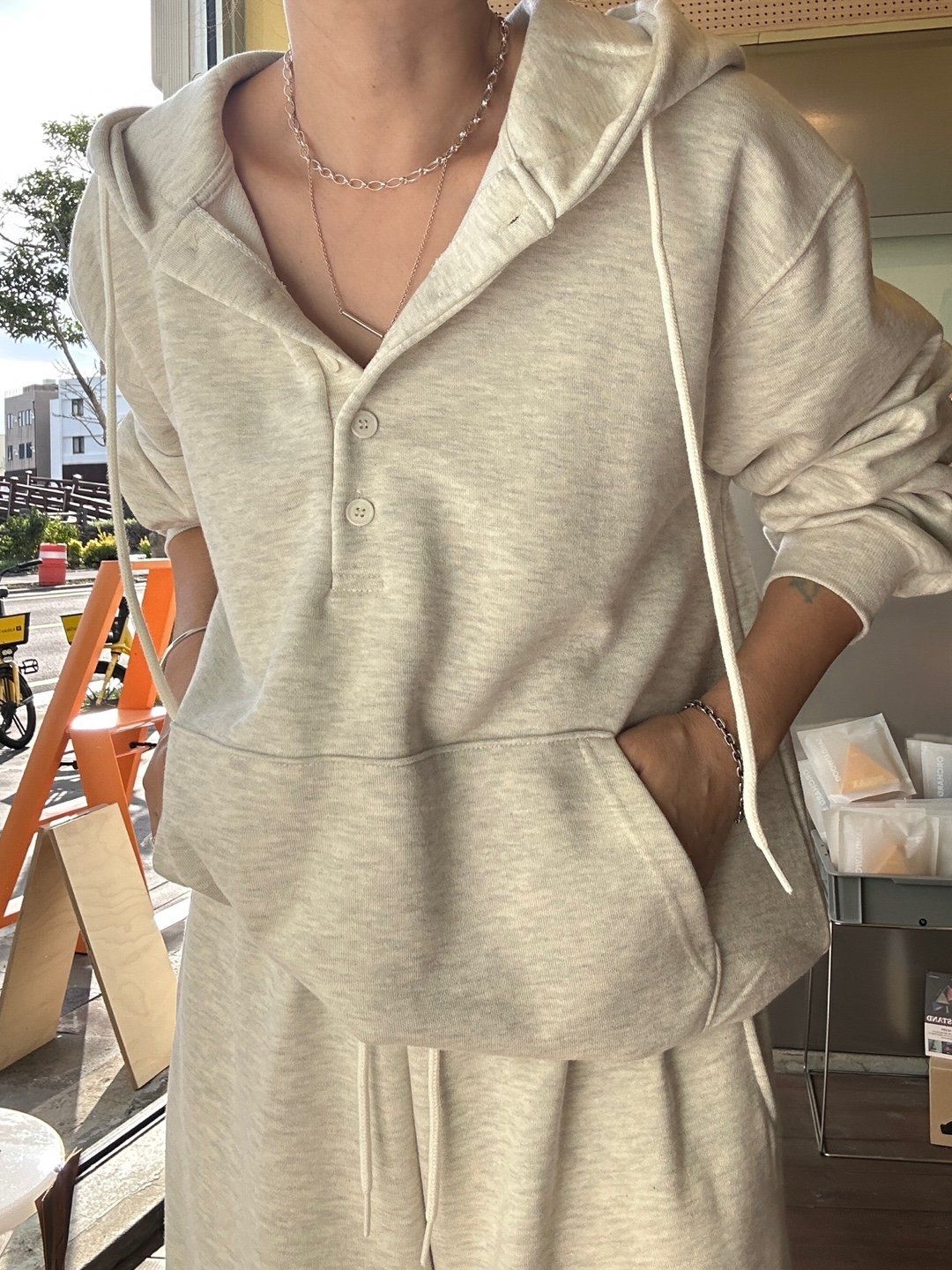 両面起毛 ルーズ