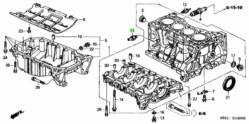 車 新品未使用 ホンダ純正 シビック タイプR EP3 FD2 ノックセンサー