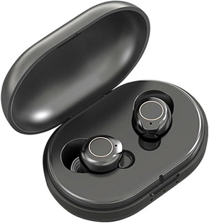 MAYCY 充電式 集音器 小型超軽量 高感度集音器 ワイヤレス 耳穴式 操作簡単 USB充電 高齢者用 音質良い 片耳使用 両親 敬老の日 プレゼント ブラック