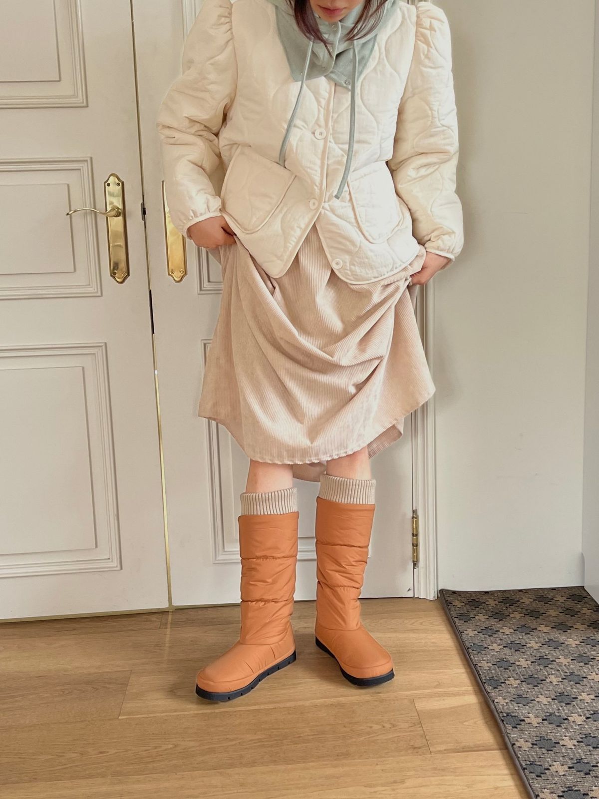  ボリュームダウンブーツ V 6061 ニット スウェット ムートン UGG アグ コート カーディガン ワークブーツ ブーツ