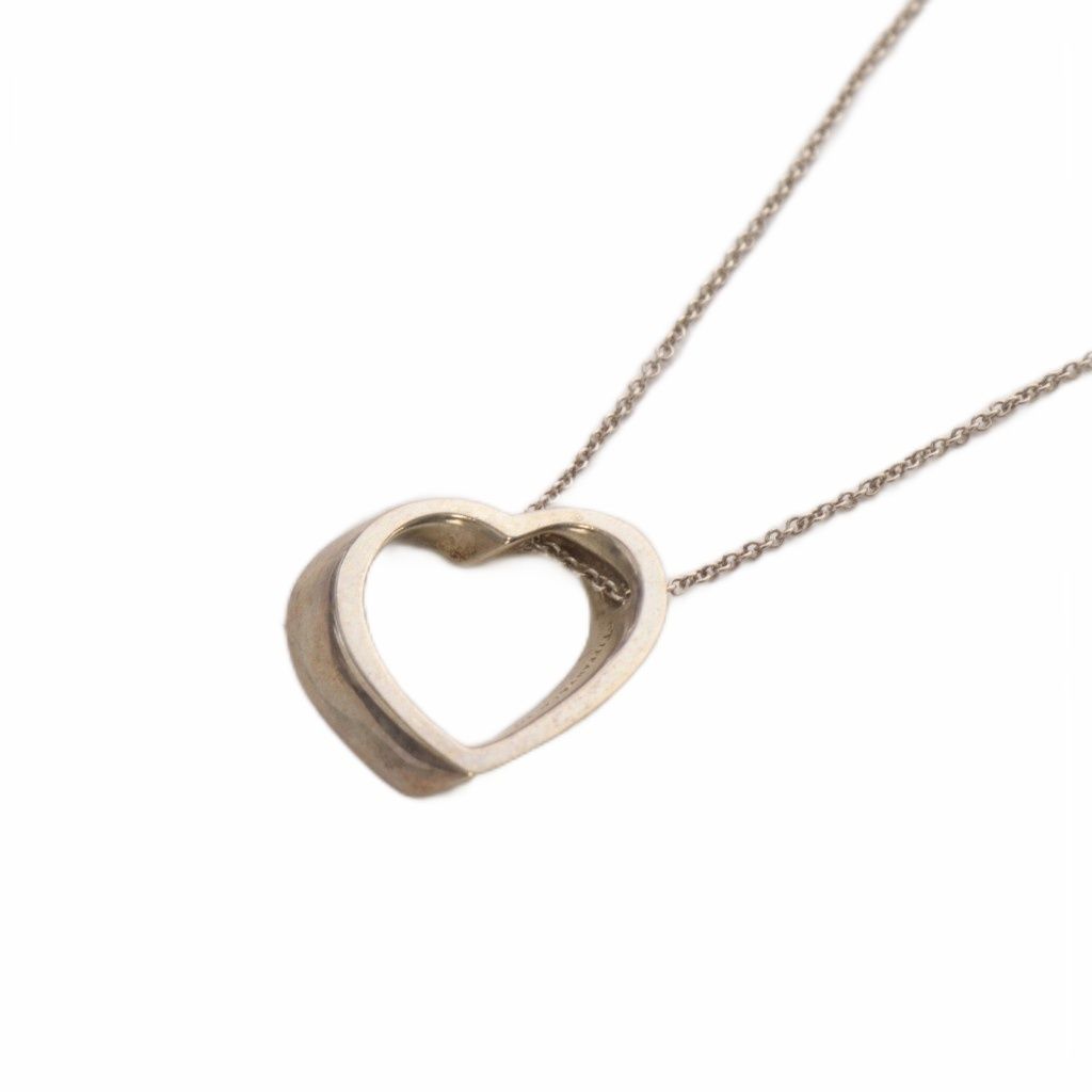 ティファニー TIFFANY - CO. ジオメトリックハート 925 ネックレス ペンダント シルバー
