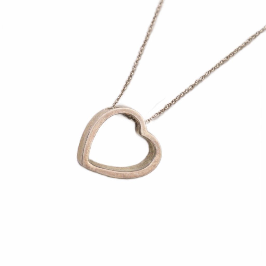 ティファニー TIFFANY - CO. ジオメトリックハート 925 ネックレス ペンダント シルバー