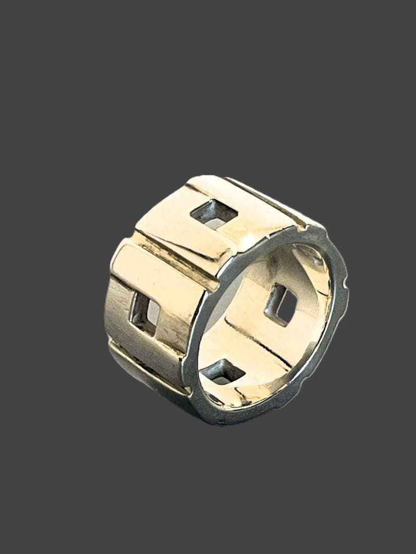 グッチ GUCCI モダニスト ワイド リング 25号 SV925 希少 グッチ GUCCI モダニスト ワイド リング 25号 SV925 希少