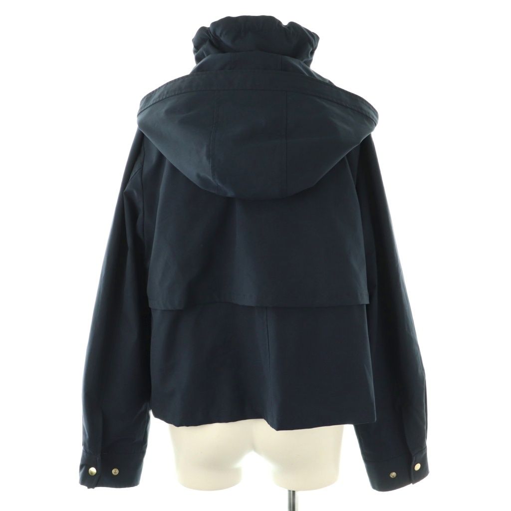 アプワイザーリッシェ Apuweiser-riche 24 SS 撥水 ペプラムブルゾンジャケット アウター ジップアップ 1 紺 NR OS