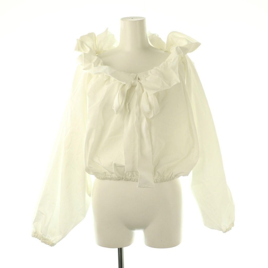 PATOU　パトゥ　ドローストリング　パフスリーブ　トップス　黒 Patou/パトゥ通販 | オーガニックコットン ドローストリング