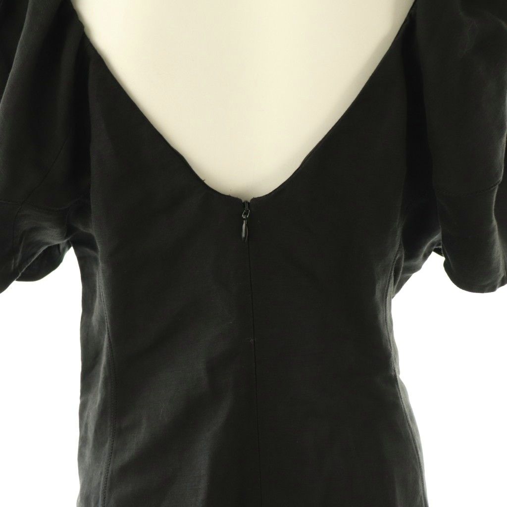 リネンパフスリーブブラウス