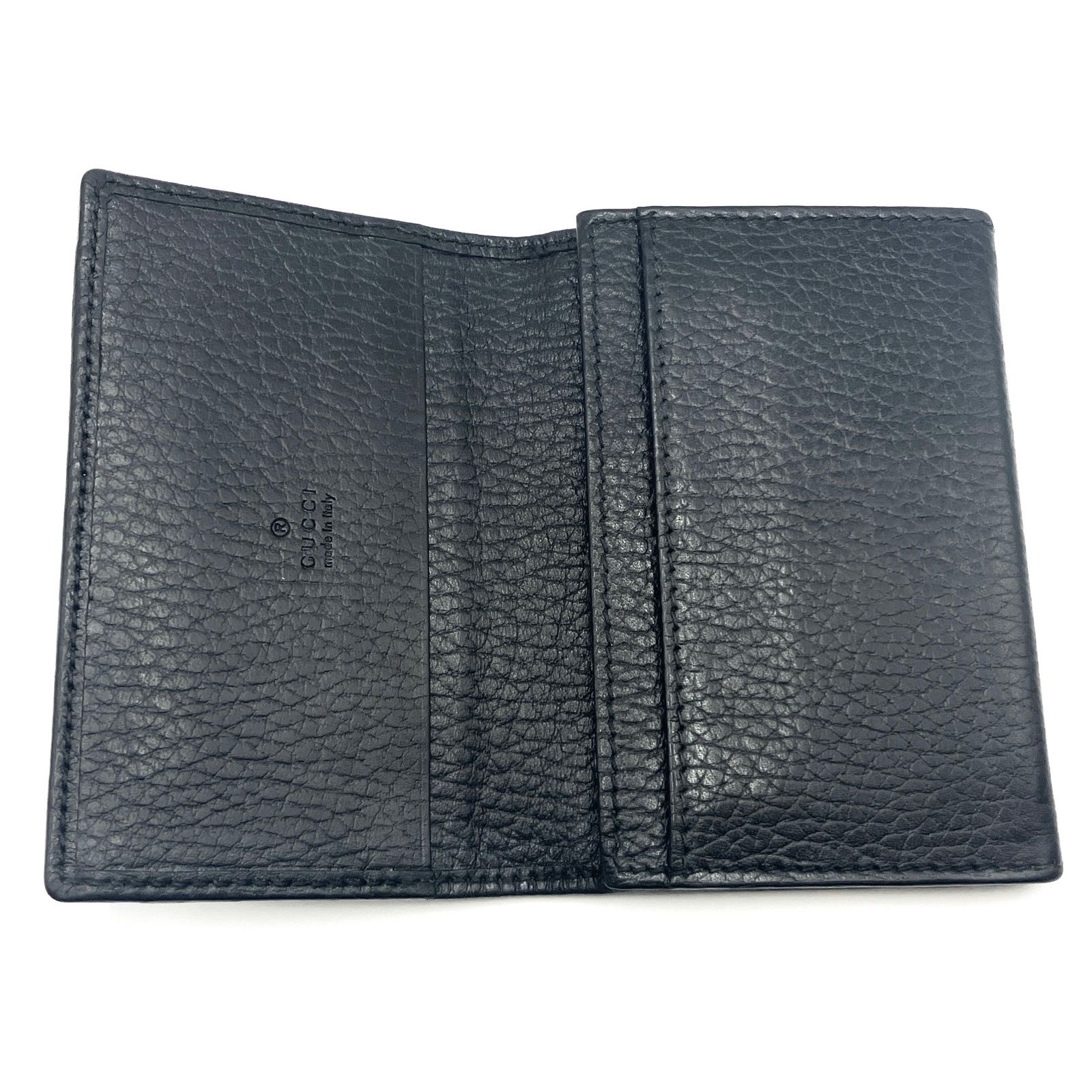 GUCCI(グッチ)GGマーモント レザーカードケース BK - メルカリ