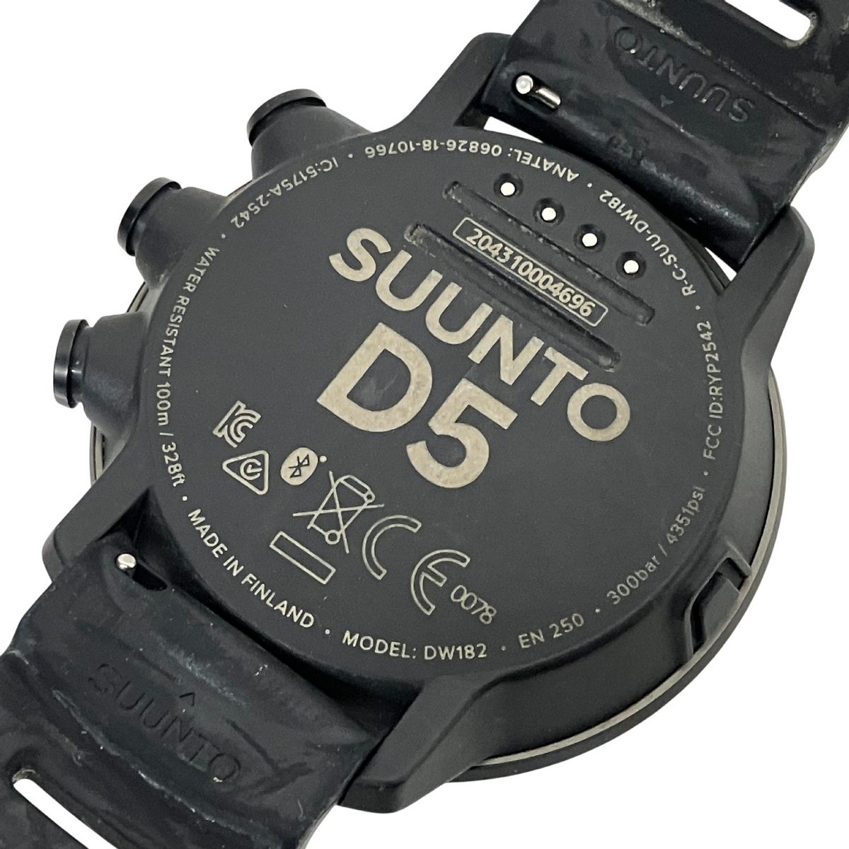 SUUNTO スント D5 DW182 ダイブコンピュータ ダイコン 腕時計 ブラック