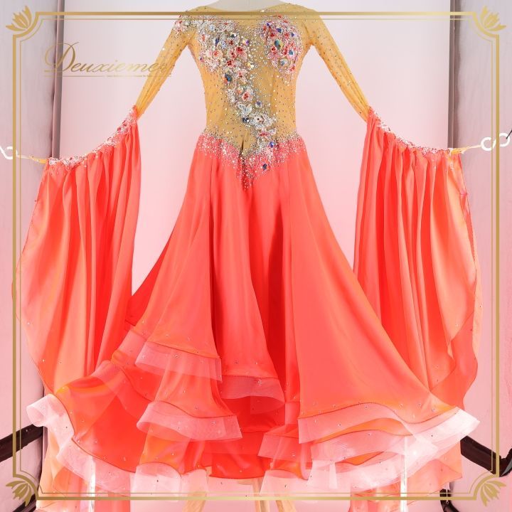 社交ダンス 衣装 スタンダードドレス ドレス スタンダード ワンピース