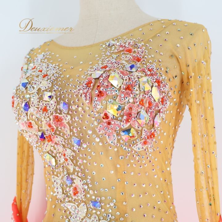 社交ダンス 衣装 スタンダードドレス ドレス スタンダード ワンピース