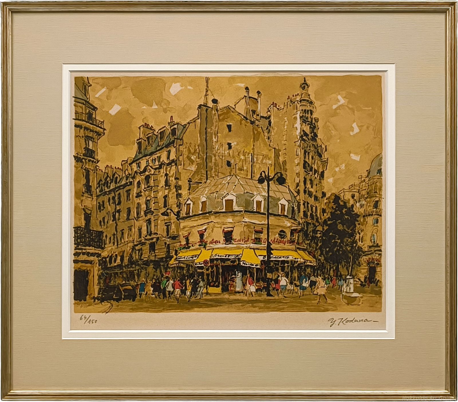 児玉幸雄 「パリの街角」 リトグラフ 版画 絵画 - メルカリ