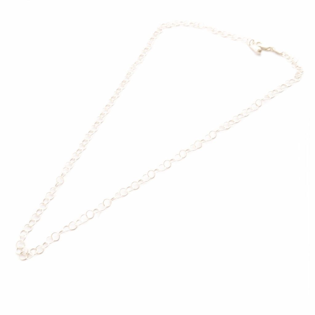 プリュイ PLUIE サークルチェーンネックレス SV 925 シルバー