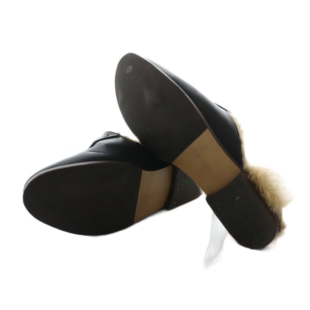 Deuxieme Classe CAMINANDO ビットローファー　ファー付き カミナンド caminando Deuxieme Classe取扱 ビットローファー ミュール