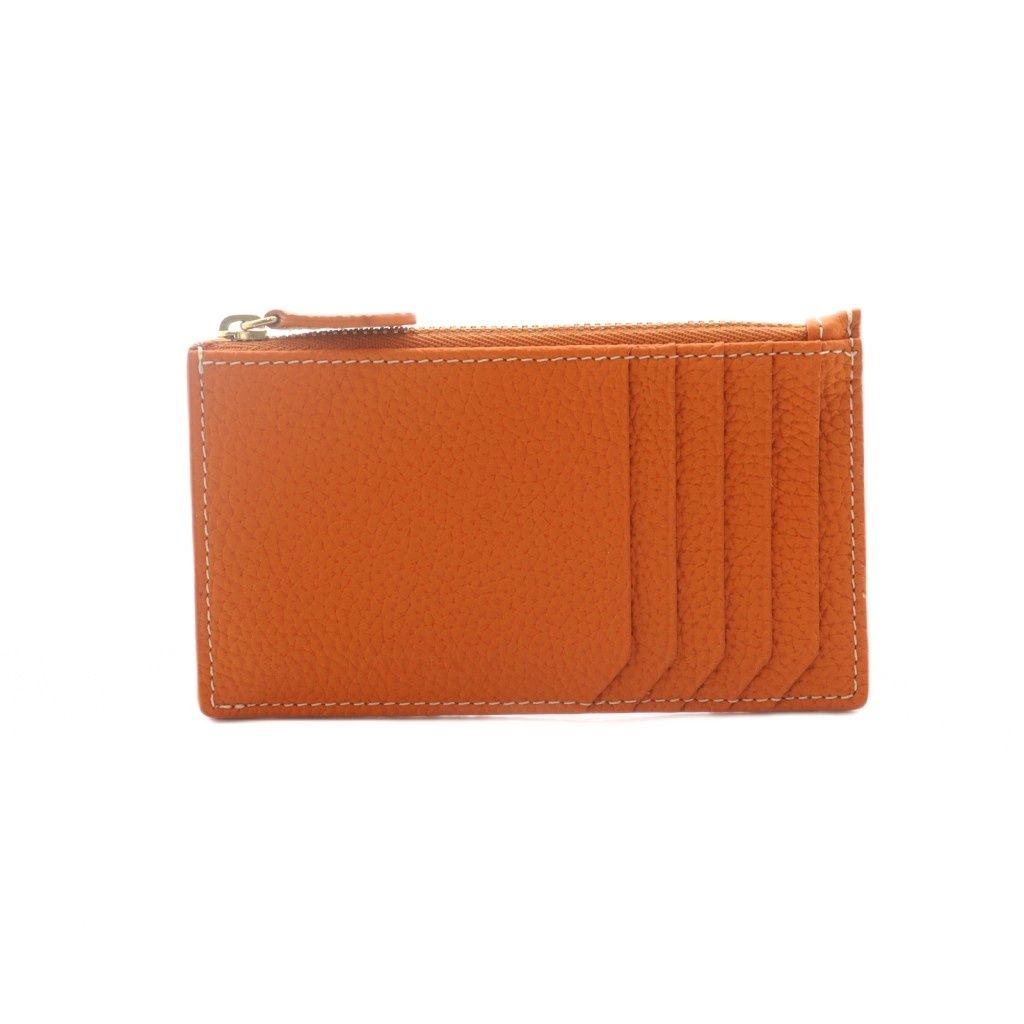 ボナベンチュラ BONAVENTURA ミニジップ ウォレット ミニ財布 小銭入れ レザー オレンジ MI OS