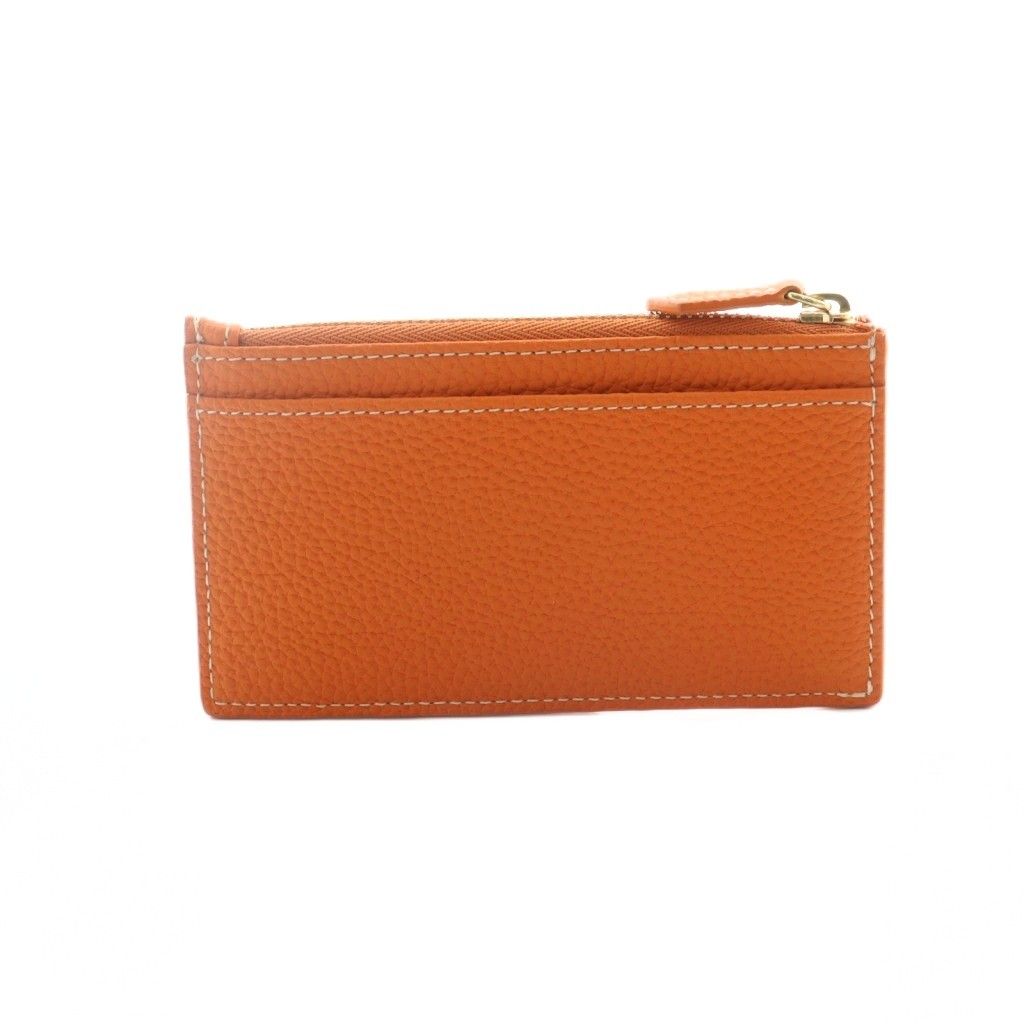 ボナベンチュラ BONAVENTURA ミニジップ ウォレット ミニ財布 小銭入れ レザー オレンジ MI OS