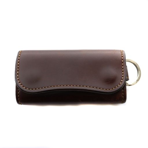 ワイルドスワンズ クリッパー キーケース シェルコードバン 茶 ブラウン SS OS AD