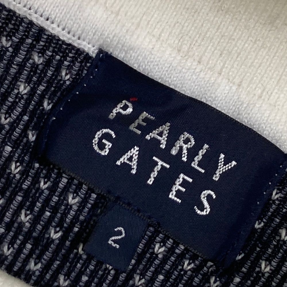 パーリーゲイツ PEARLY GATES サイズ：2 ゴルフ 黒 スカート ジップ
