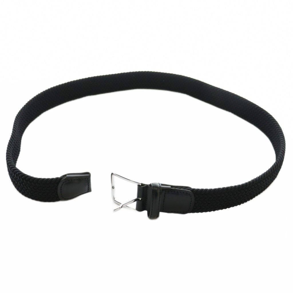 ジェイエムウエストン J.M.WESTON エラスティックベルト Elastic Belt メッシュ 90 黒 ブラック SS OS SH