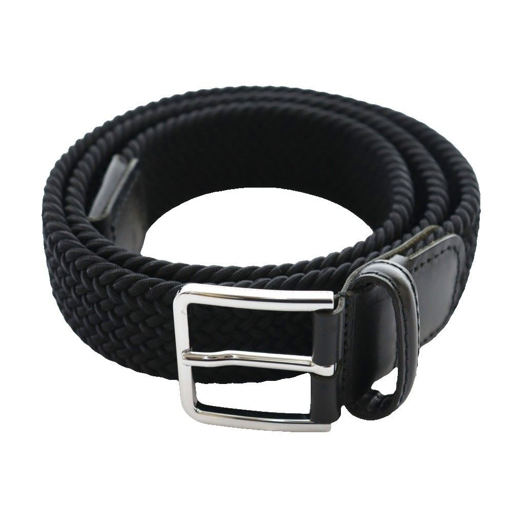 ジェイエムウエストン J M WESTON エラスティックベルト Elastic Belt メッシュ 90 黒 ブラック SS OS SH