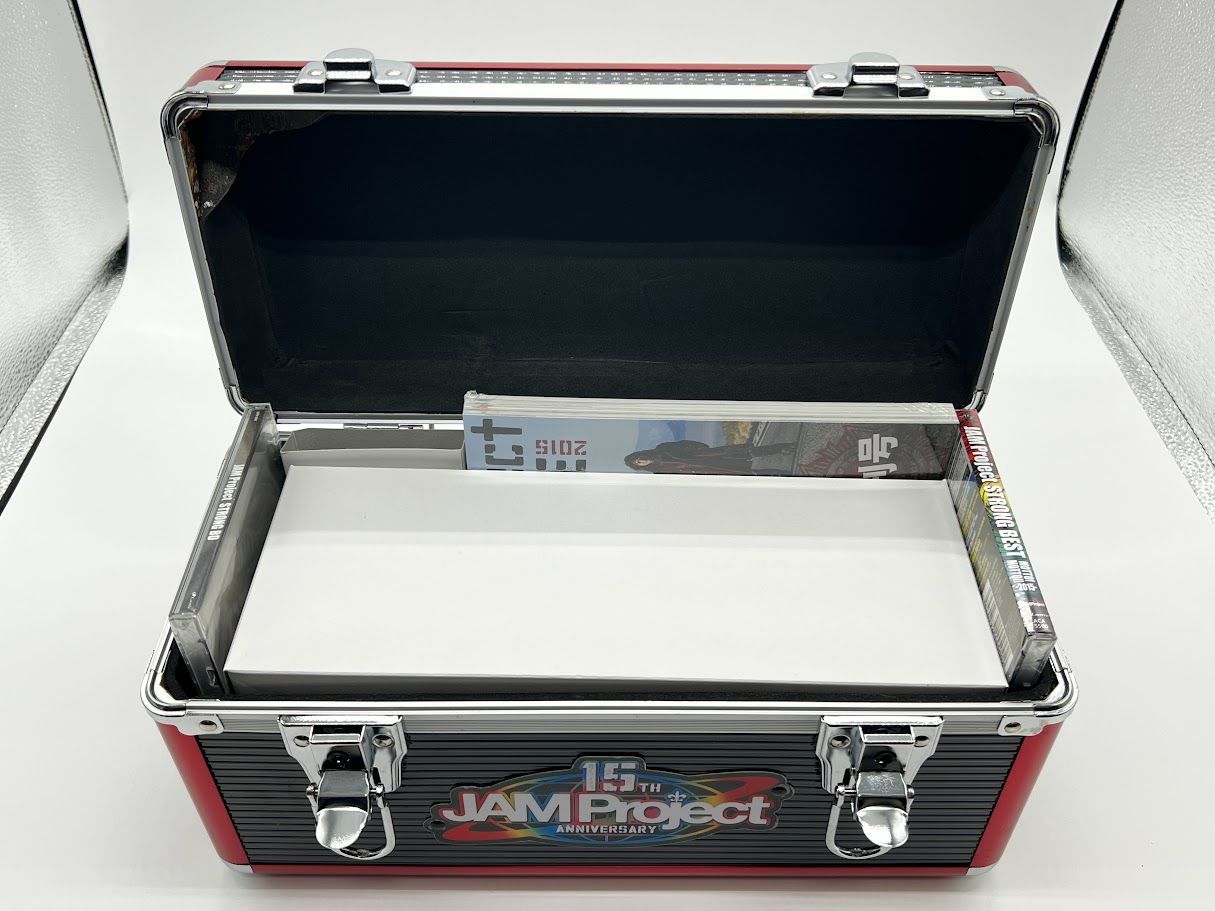 CD BD ブルーレイ JAM Project 15 th Anniversary Strong BOX MOTTO! MOTTO!! 2015 完全 生産盤 Blu ray Disc付