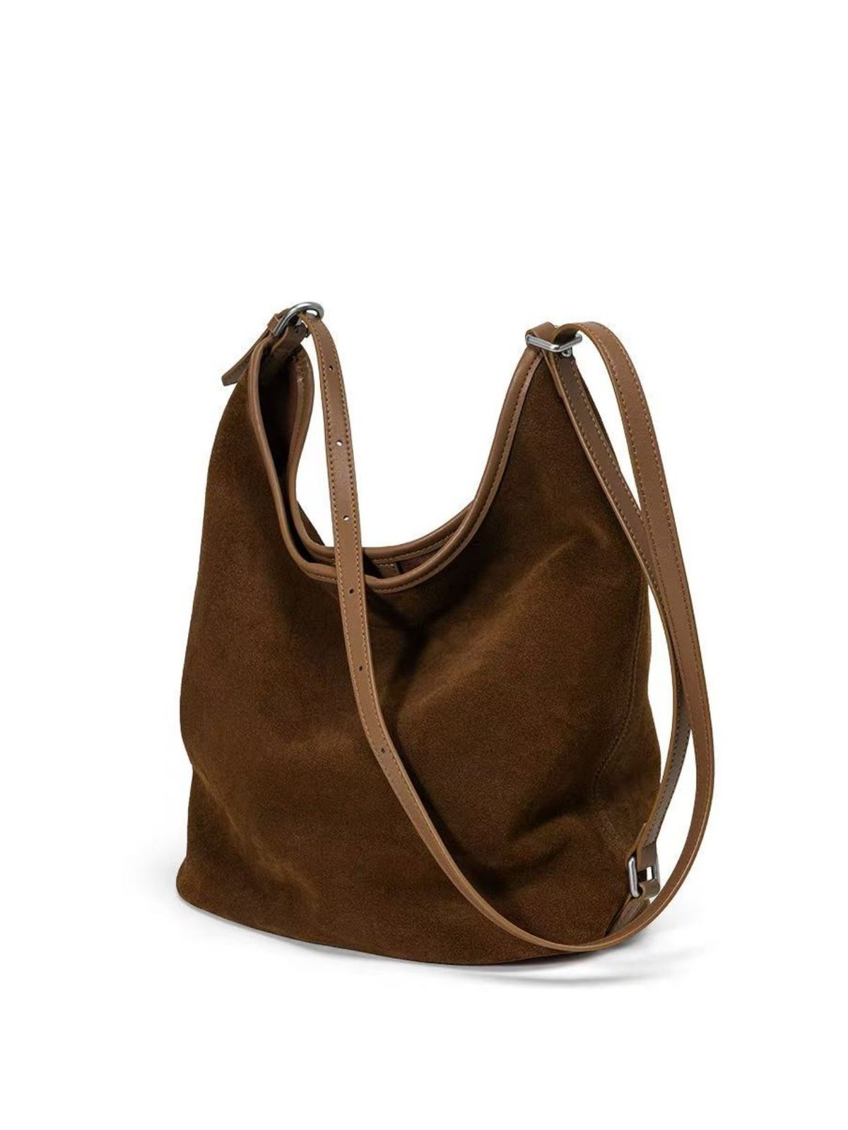 fw 牛革 スウェード カウズ ショルダーバッグ クロスバッグ デイリーバッグ 革バッグ