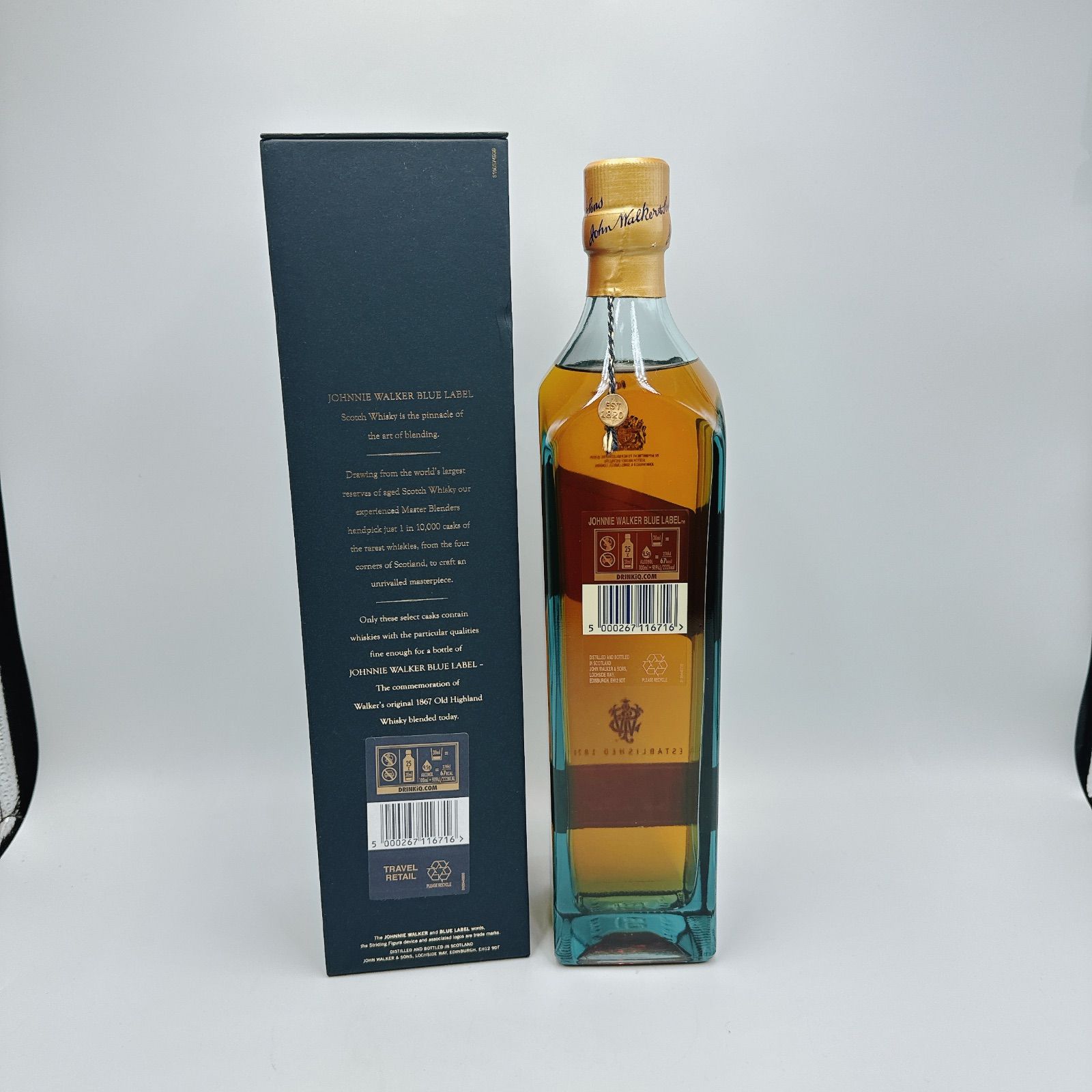 未開栓】ジョニーウォーカーブルーラベル 750ml - メルカリ