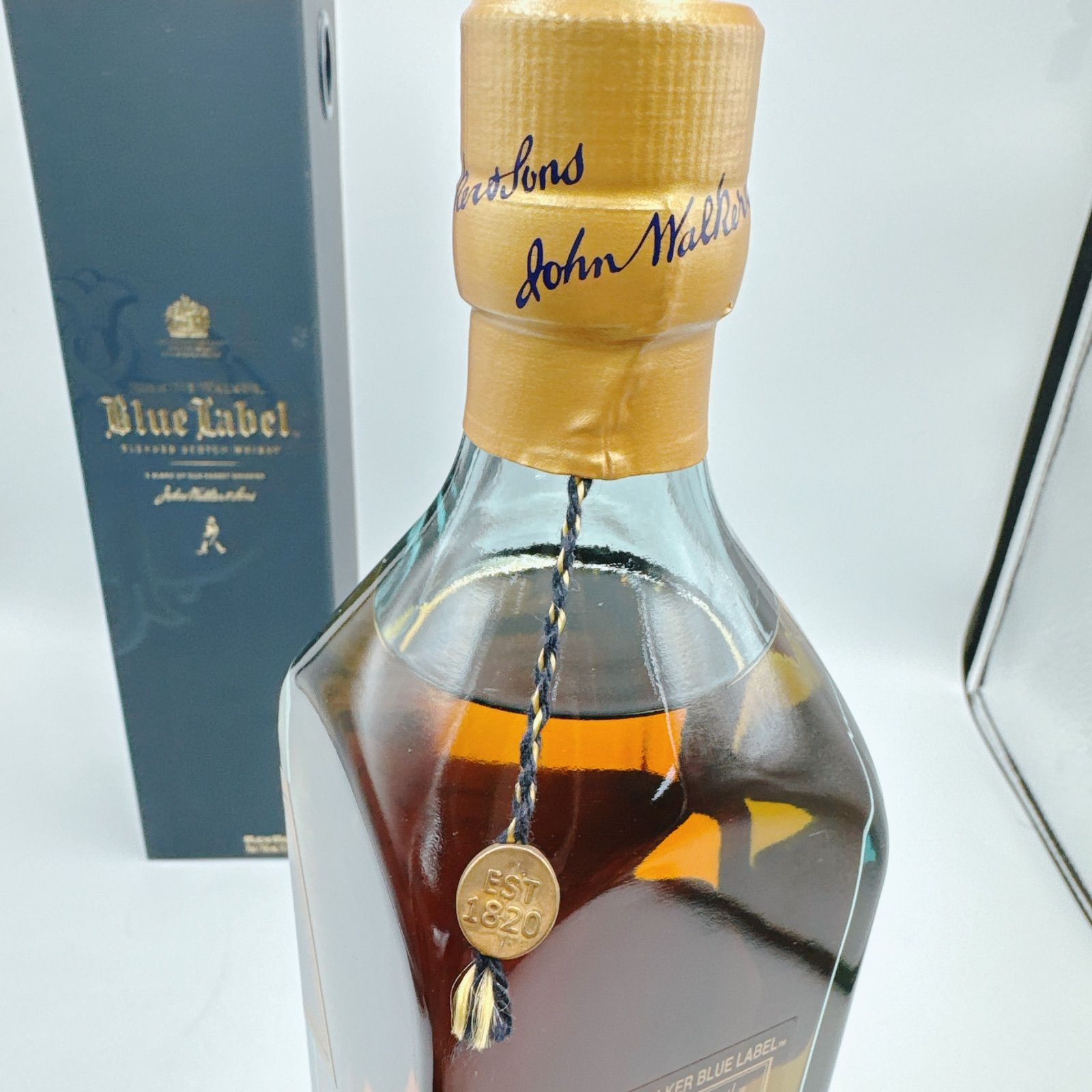 未開栓】ジョニーウォーカーブルーラベル 750ml - メルカリ