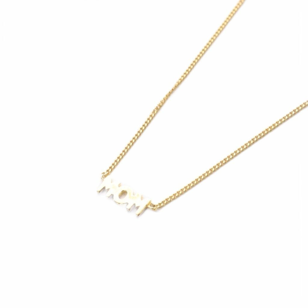 マリアブラック MARIA BLACK SV 925 Mom Necklace ネックレス ゴールド色 シルバー