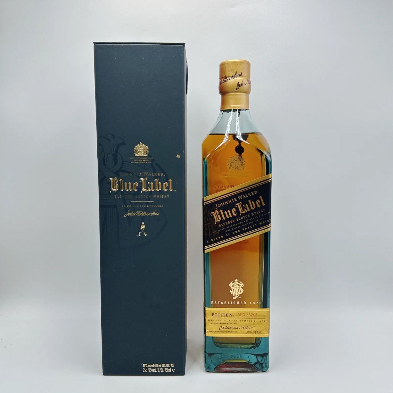 未開栓】ジョニーウォーカーブルーラベル 750ml - メルカリ