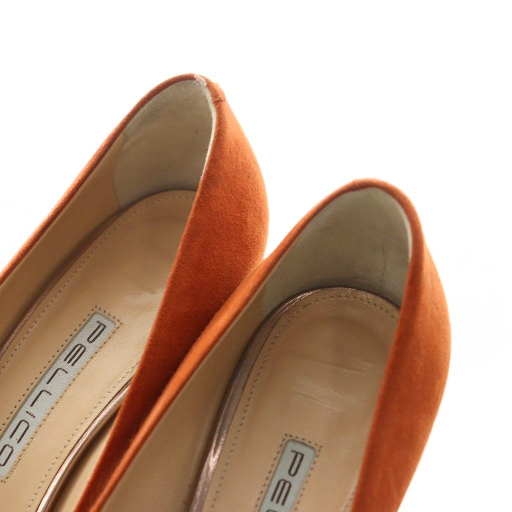 ペリーコ PELLICO パンプス スエード 36 オレンジ /AQ □OS - メルカリ