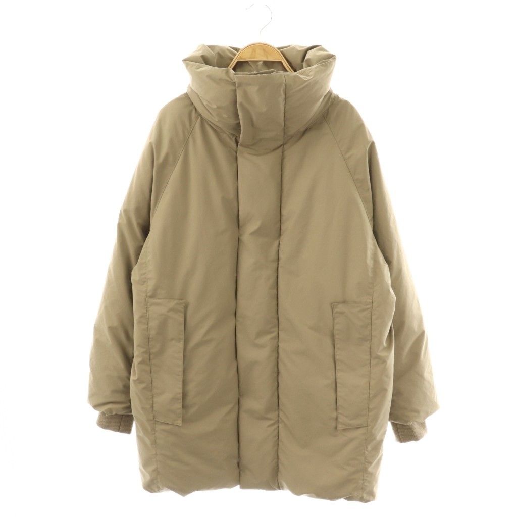 Plage別注 【Hakuu】LIGHT/Wダウンコートベージュ ハクウ HAKUU Plage 別注 LIGHT/W ダウンコート ジップアップ S