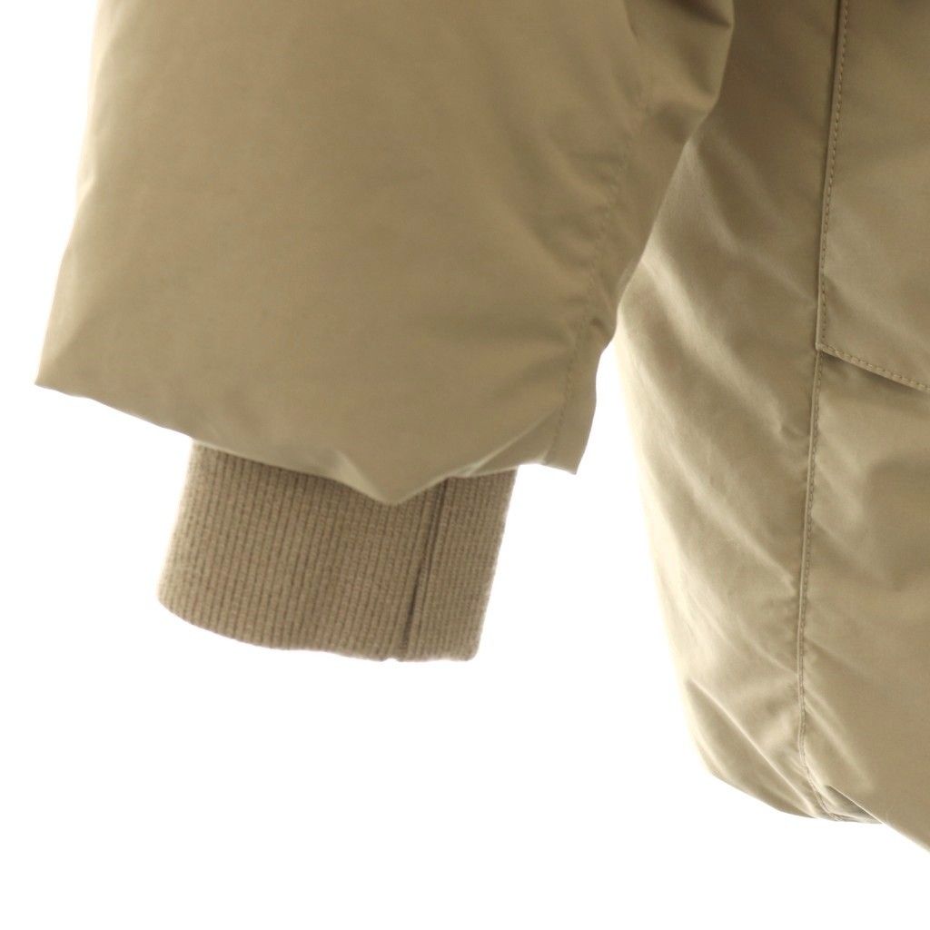 Plage別注 【Hakuu】LIGHT/Wダウンコートベージュ ハクウ HAKUU Plage 別注 LIGHT/W ダウンコート ジップアップ S