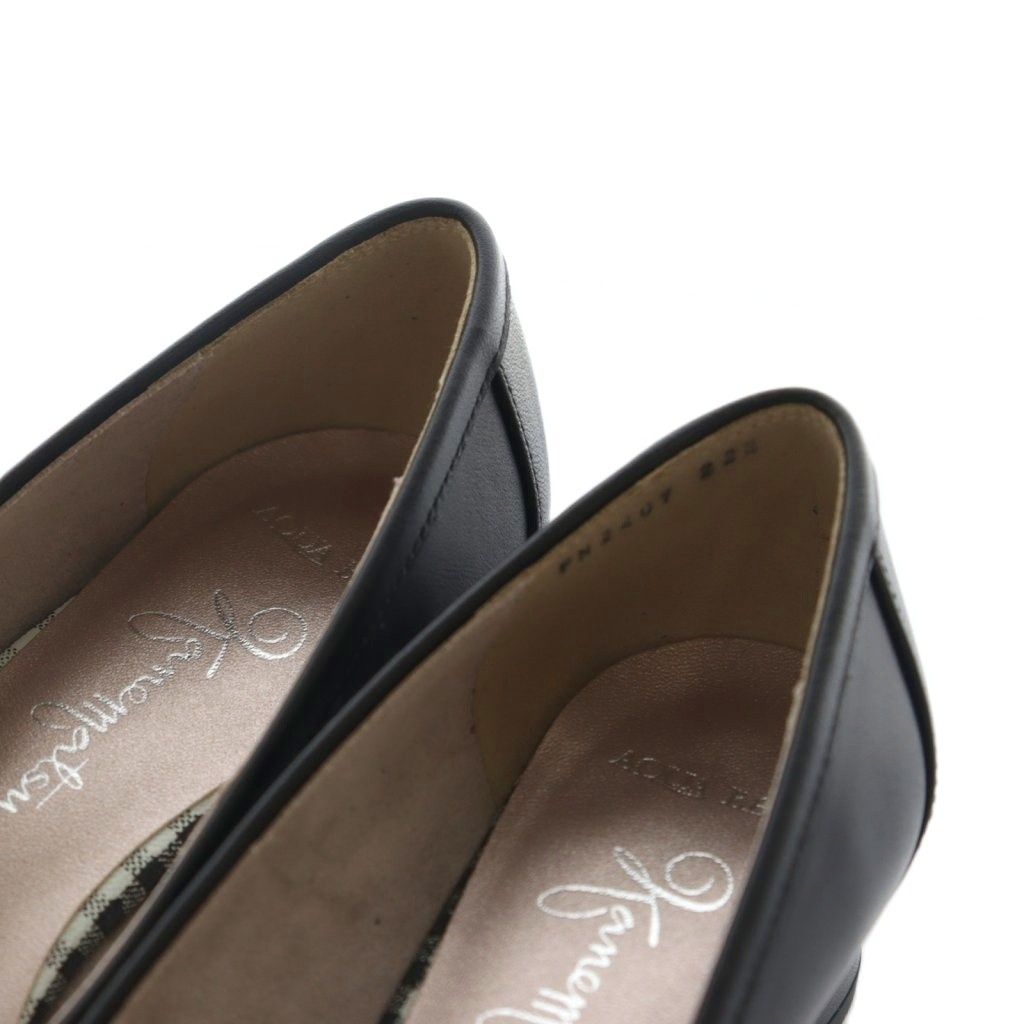 銀座かねまつ GINZA Kanematsu AQUA BELL リボン スクエアトゥパンプス