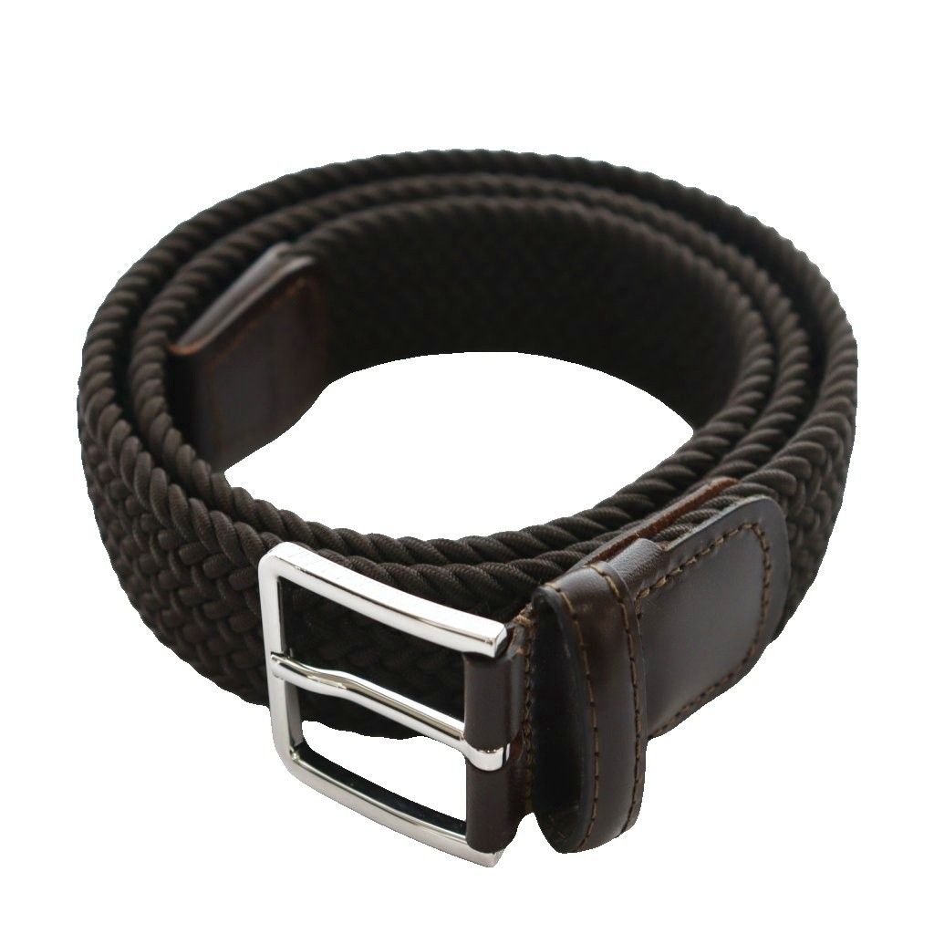 ジェイエムウエストン J.M.WESTON エラスティックベルト Elastic Belt メッシュ 90 茶 ブラウン SS OS SH