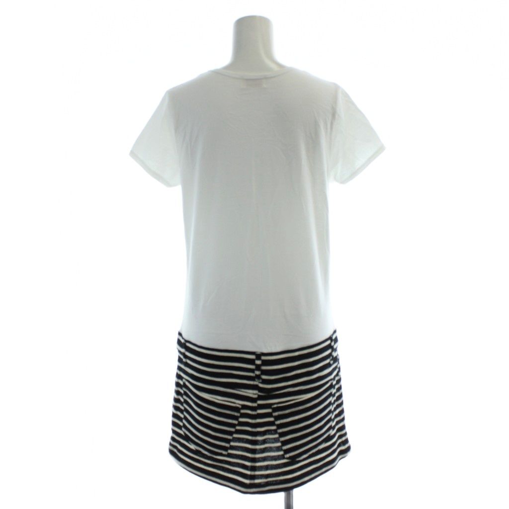 ヴェロフォンナ Re.Verofonna 切替デザインワンピース 38 白 ホワイト