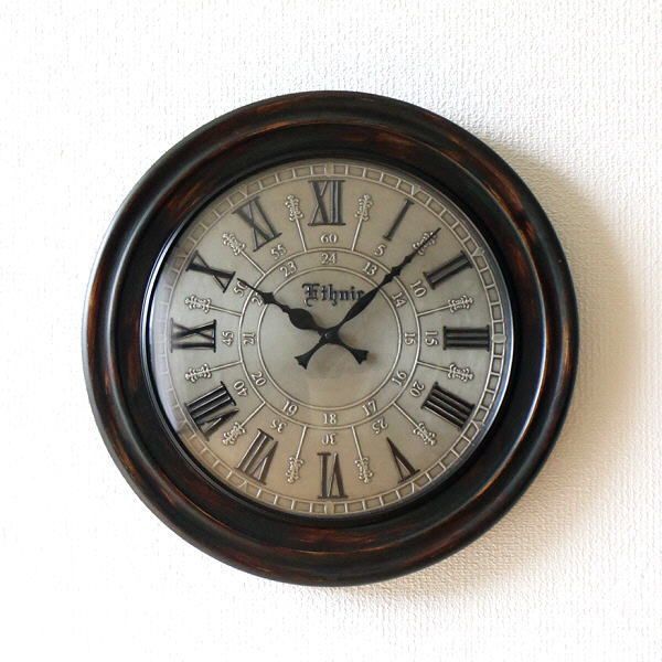 掛け時計 壁掛け時計 アンティーク 木製 おしゃれ レトロ ビンテージ アナログ ウォールクロック クラシック