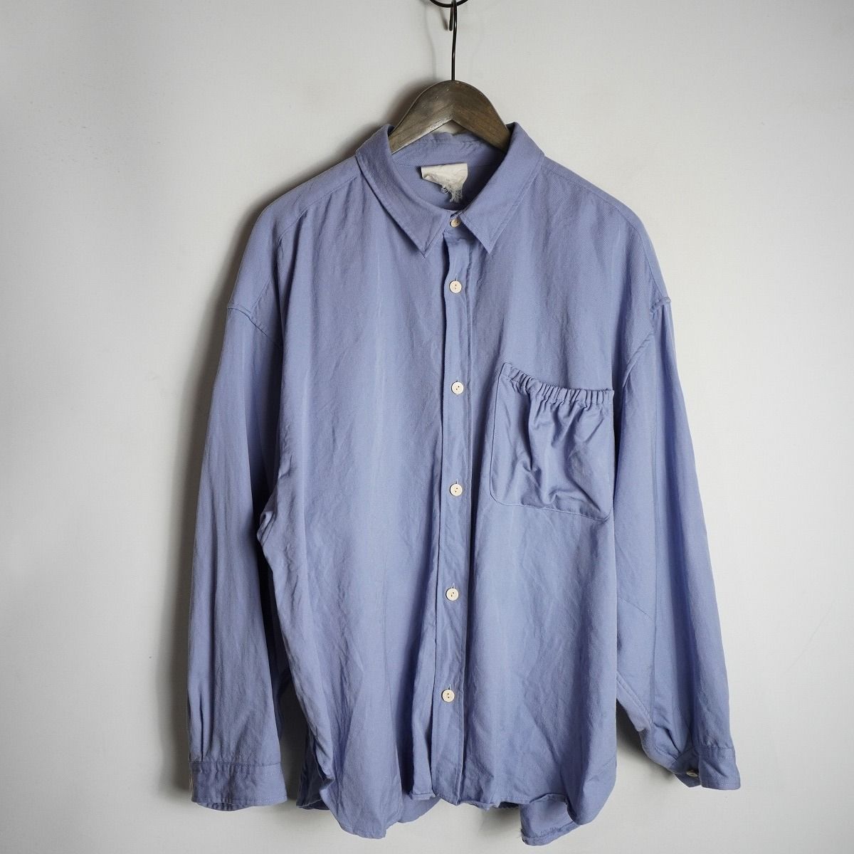 正規 refomed リフォメッド WRIST PATCH WIDE SHIRT WOOL ウール 長袖