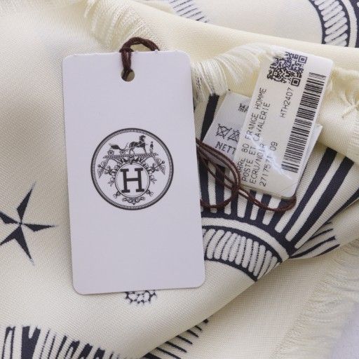 エルメス HERMES スカーフ カレH80 POSTE ET CAVALERIE サーベル飾袋
