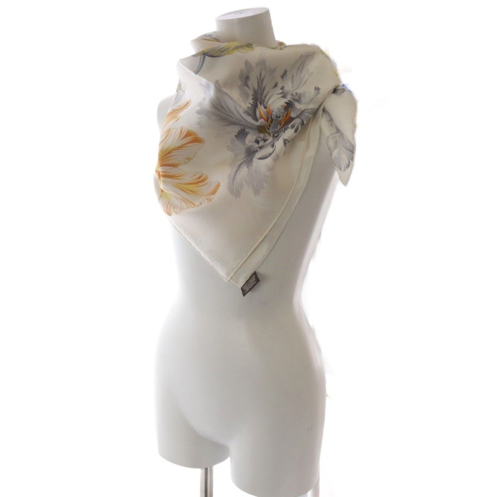 エルメス HERMES スカーフ カレ90 Tulipomanie チューリップマニア