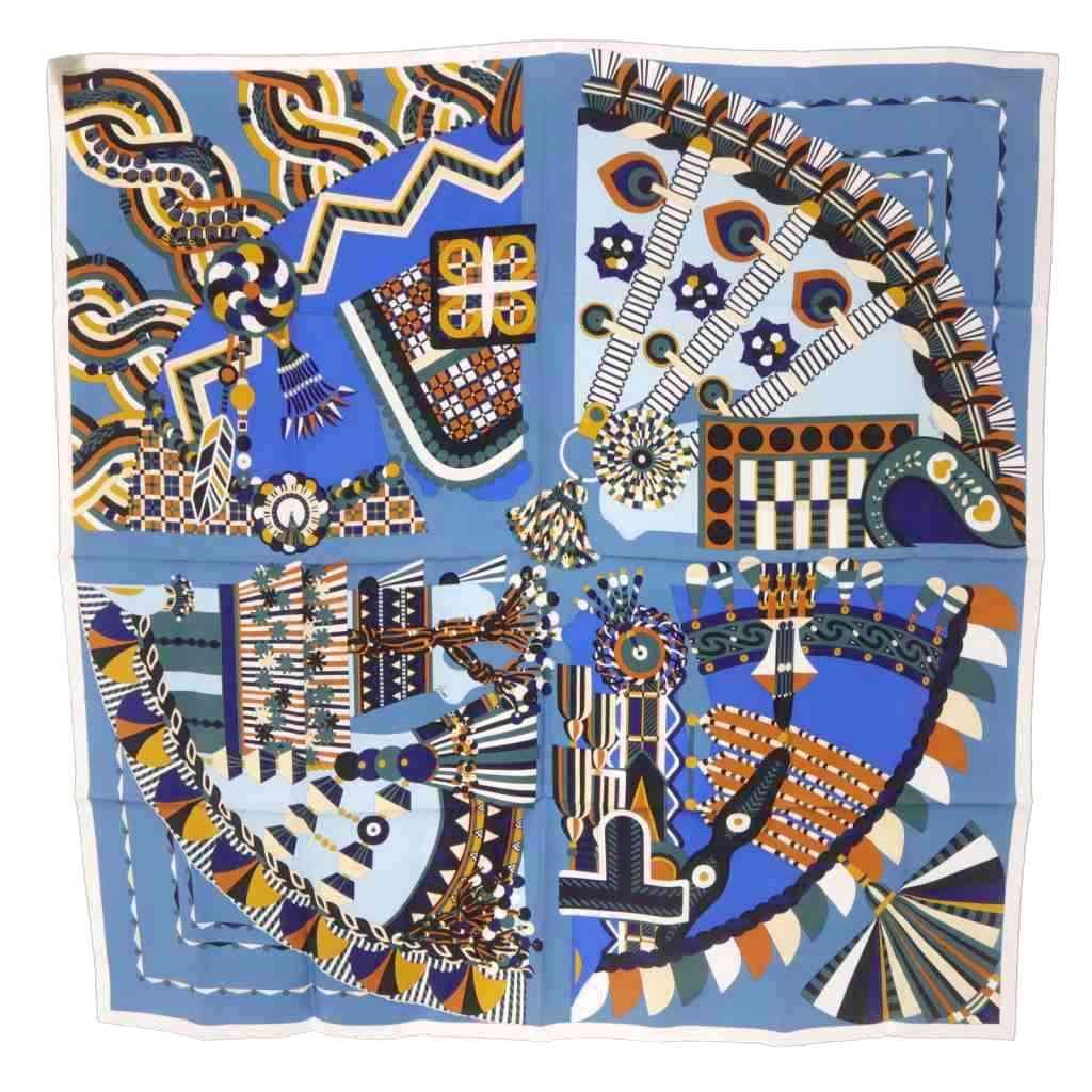 エルメス HERMES 24SS スカーフ カレ90 HAUTE PARURE オート