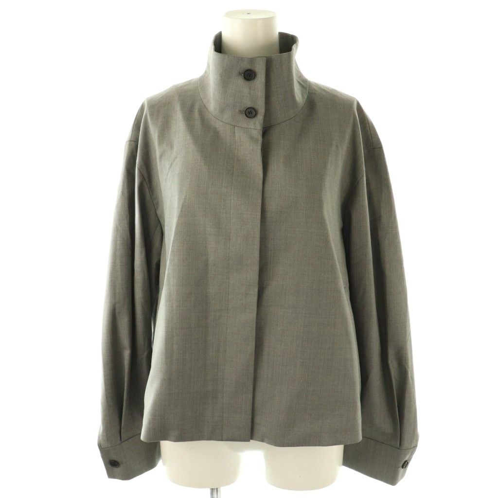 アイシービー iCB 23 AW 洗えるTWブロードブルゾン 4 グレー DO OS